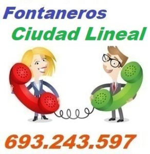 Telefono de la empresa fontaneros Ciudad Lineal