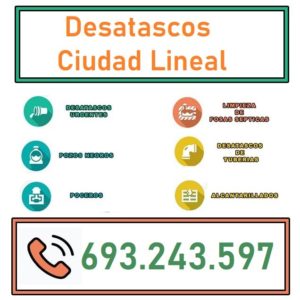 Desatascos Ciudad Lineal
